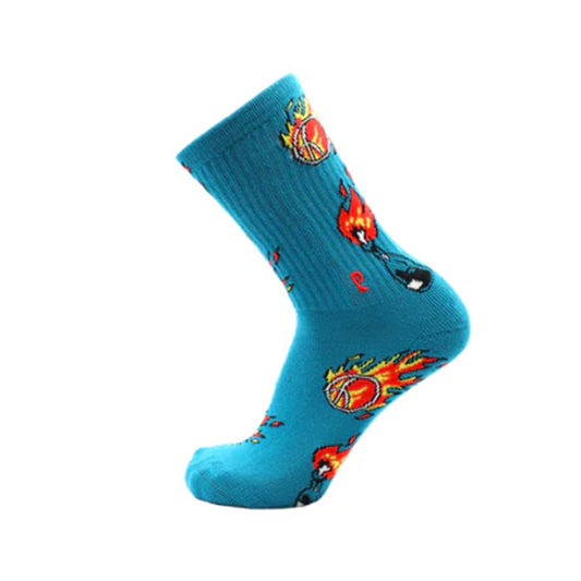 this is an image of Psokadelic Fighting For Peace Socks
