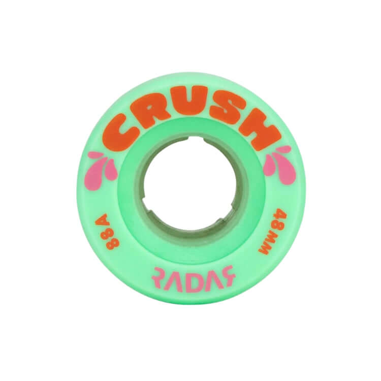 this is an image of Radar Wheels “Crush” Seafoam 48x31mm 88a 4pk