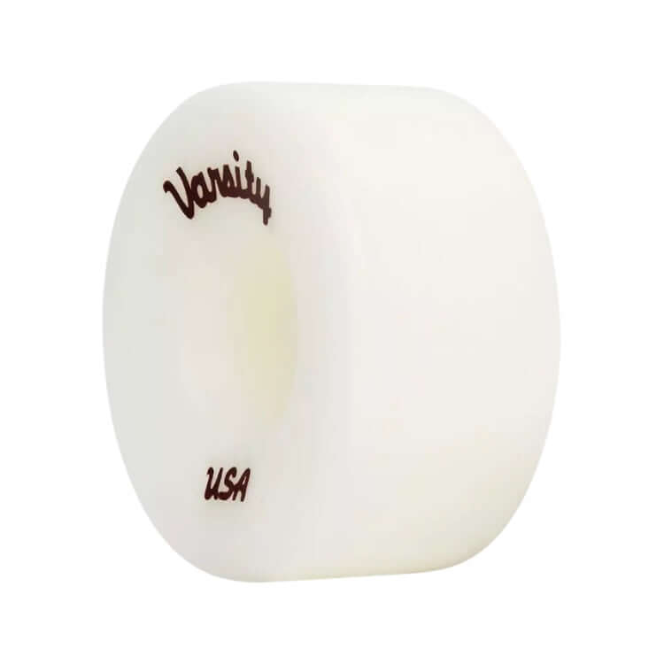 this is an image of Radar Wheels “Varsity” White 62mm 98a 4pk