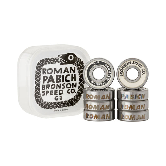 this is an image of Roman Pabich G3 Bronson Skateboard Bearings