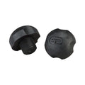 Rubber Jam Plug Black Pair