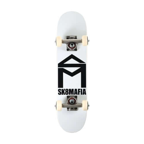 SK8MAFIA Complete Skateboard House Logo White Micro 6.0