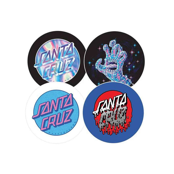 this is an image of Santa Cruz Crystal Button Pack Assorted