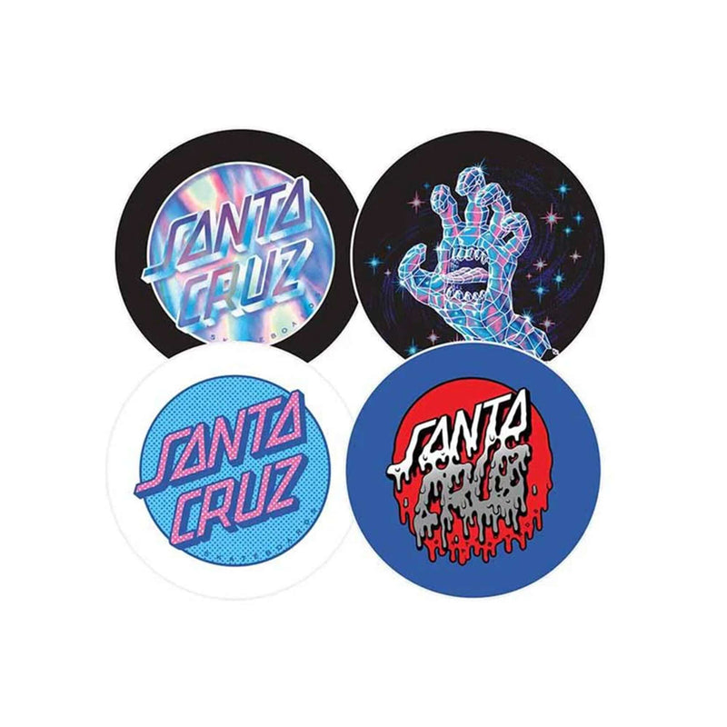 this is an image of Santa Cruz Crystal Button Pack Assorted