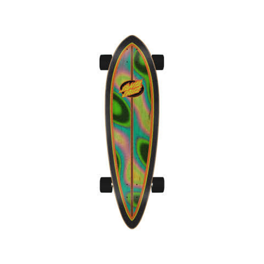 Santa Cruz Pintail Cruzer Oval Flame Lava Dot 9.2”x33”