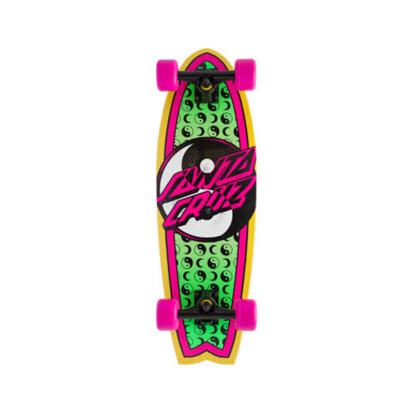 Santa Cruz Shark Tail Cruzer Yin Yang Dot 8.8”
