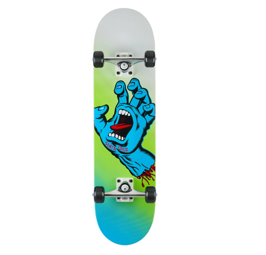 Santa Cruz Complete Skateboard Screaming Hand Fade Full 8.0