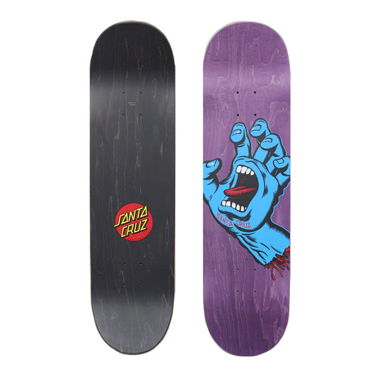 this is an image of Santa Cruz Skateboard Deck Team Screaming Hand