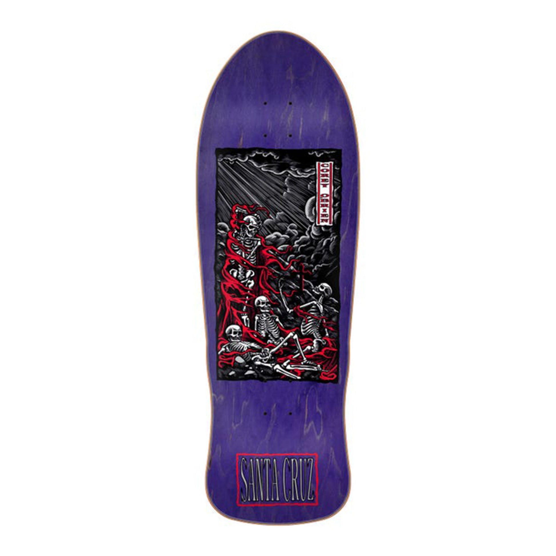 this is an image of Santa Cruz Skateboards Deck O’Brien Purgatory Reissue