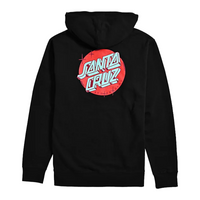 this is an image of Scrawl Dot Zip Hooded Sweatshirt Women's Santa Cruz