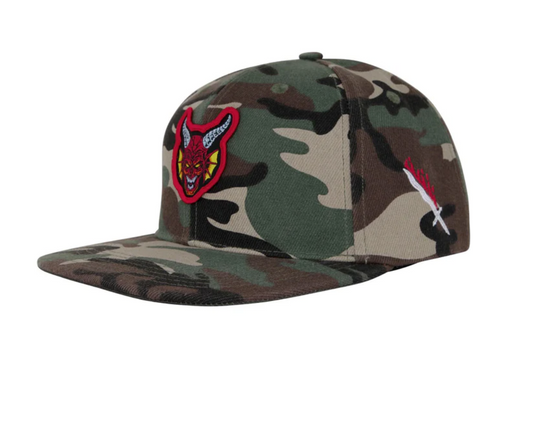 Santa Cruz X Stranger Things Hellfire Club Structured SnapBack Hat