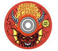 Slime Balls Wheels Stranger Things Hellfire Club Light Ups OG Slime Red 66mm 78a