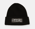 Baker Brand Logo Patch Beanie Black