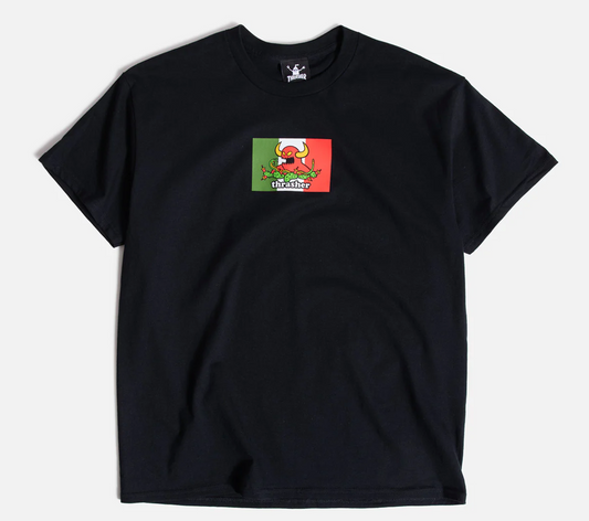 Thrasher x Toy Machine Hecho SS Tee - Black