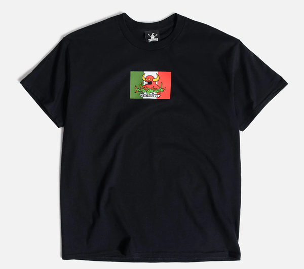 Thrasher x Toy Machine Hecho SS Tee - Black