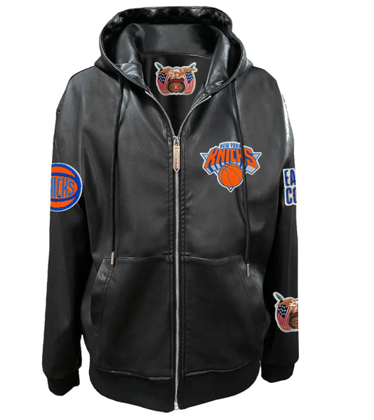 Jeff Hamilton New York Knicks Zip-Up Jacket (Black, Small)