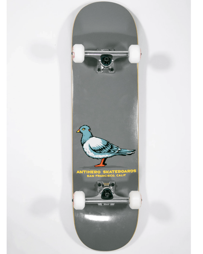 Anti Hero Complete Skateboard Grey Pigeon 8.25