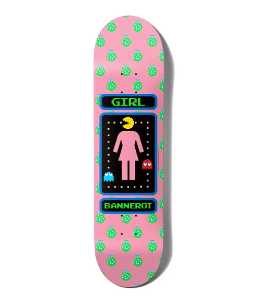 Girl Skateboard Deck Bannerot Pac Man 8.5