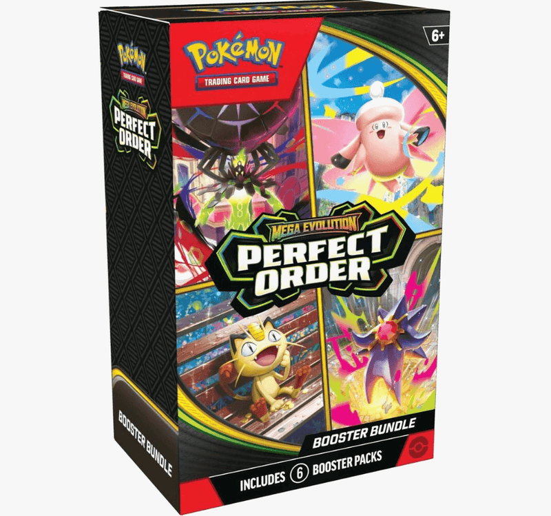 Pokémon TCG: Mega Evolution — Perfect Order Booster Bundle (ME03) — 6 Packs