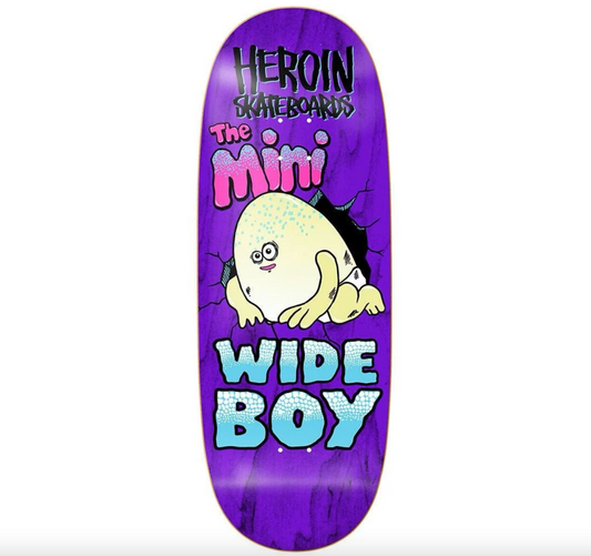 Heroin Deck Team Mini Wide Boy Shaped 10.5