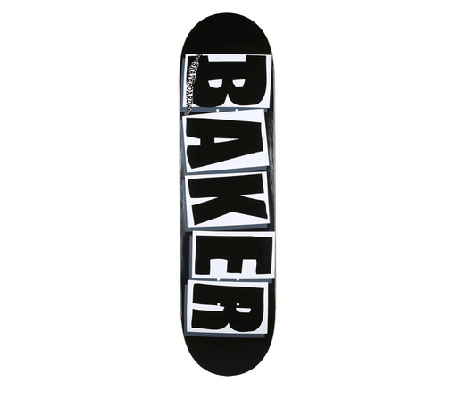 Baker Skateboards Team OG Logo Skateboard Deck 8.0 Black
