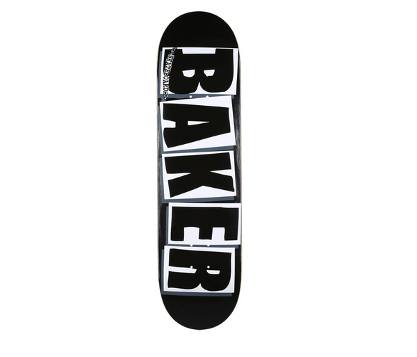 Baker Skateboards Team OG Logo Skateboard Deck 8.0 Black