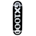 GX1000 Team OG Logo Skateboard Deck 8.5 Black/White