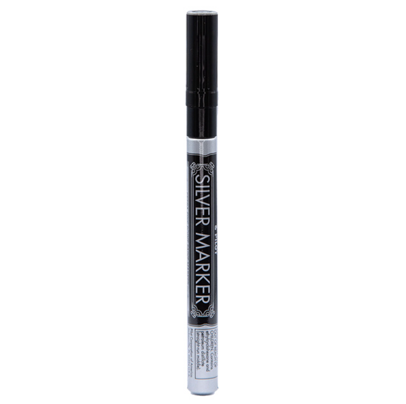 Pilot Extra Fine Point Marker - Silver