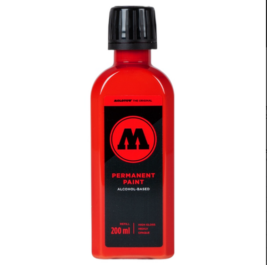 Molotow Permanent Paint Alcohol Refill 200ml