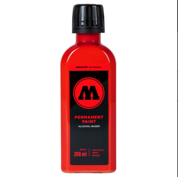 Molotow Permanent Paint Alcohol Refill 200ml
