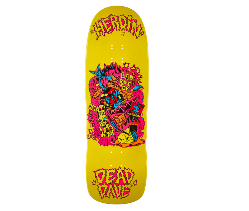 Heroin Deck Dead Dave Trainlines Shaped 10.1