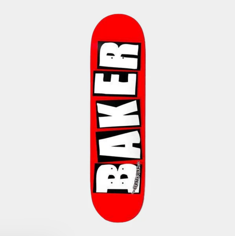 Baker Skateboards Team OG Logo Skateboard Deck 8.25 White