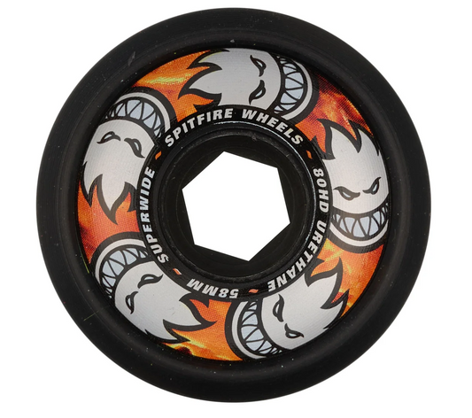 Spitfire Wheels Superwides 80hd Multiball Black 58mm