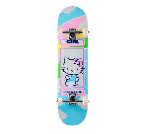 Girl Complete Skateboard Carroll Hello Kitty 8.0