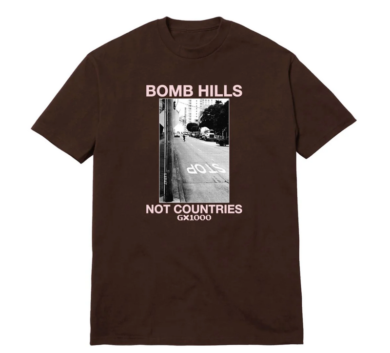 GX1000 SS Tee Bomb Hills Not Countries Rose/Pink