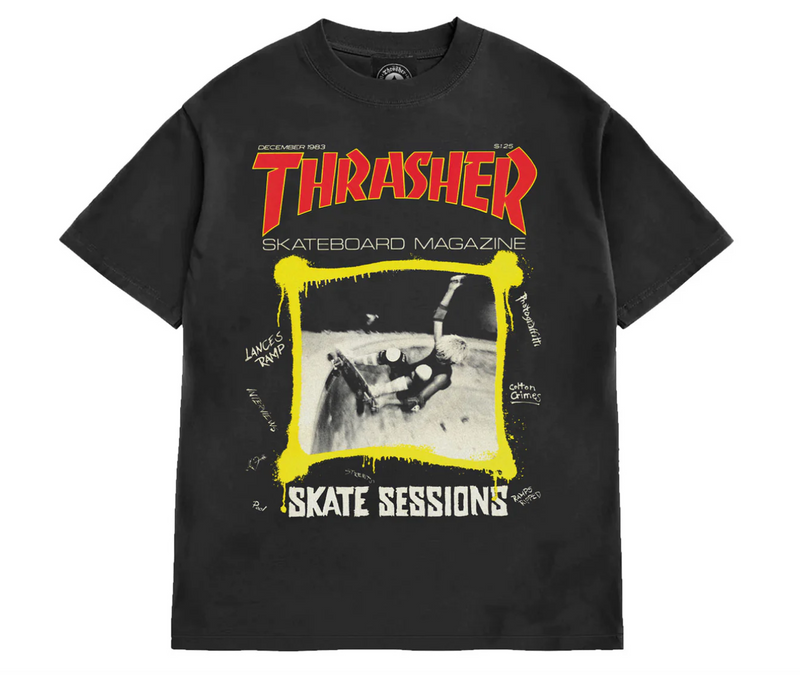 Thrasher SS Tee December 1983 Vintage Black