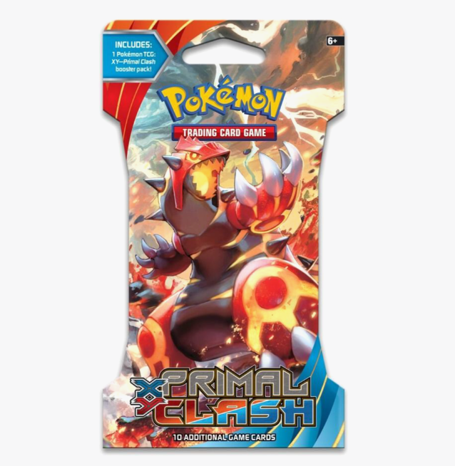 XY Primal Clash Sleeved Booster Pack - XY