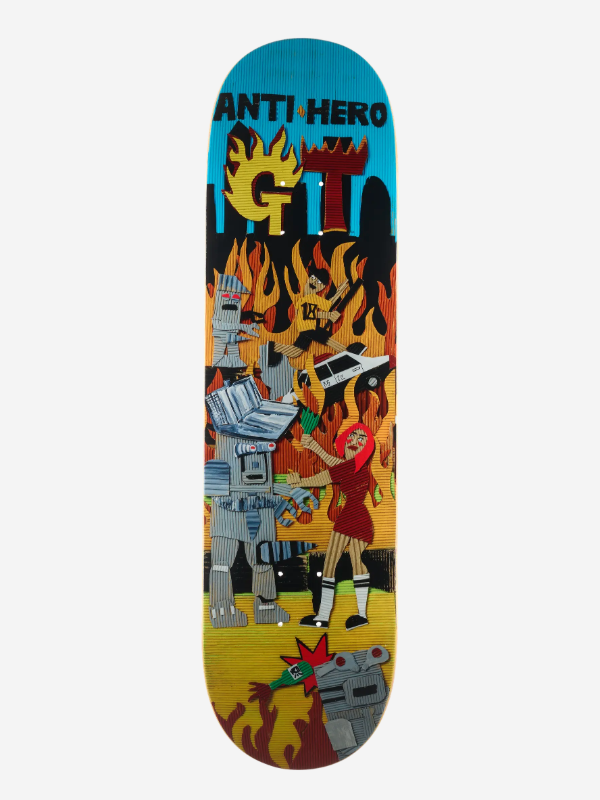Anti Hero Skateboard Deck Taylor Kenji Goto 8.25