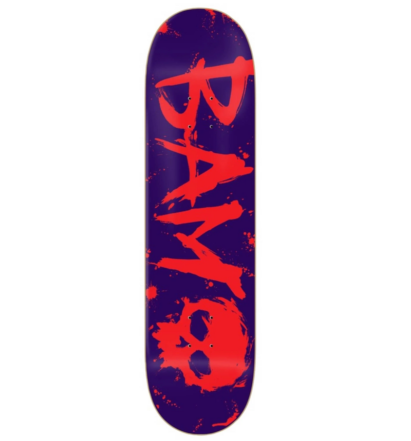Zero Skateboard Deck Bam 3 Purple Blood 8.25