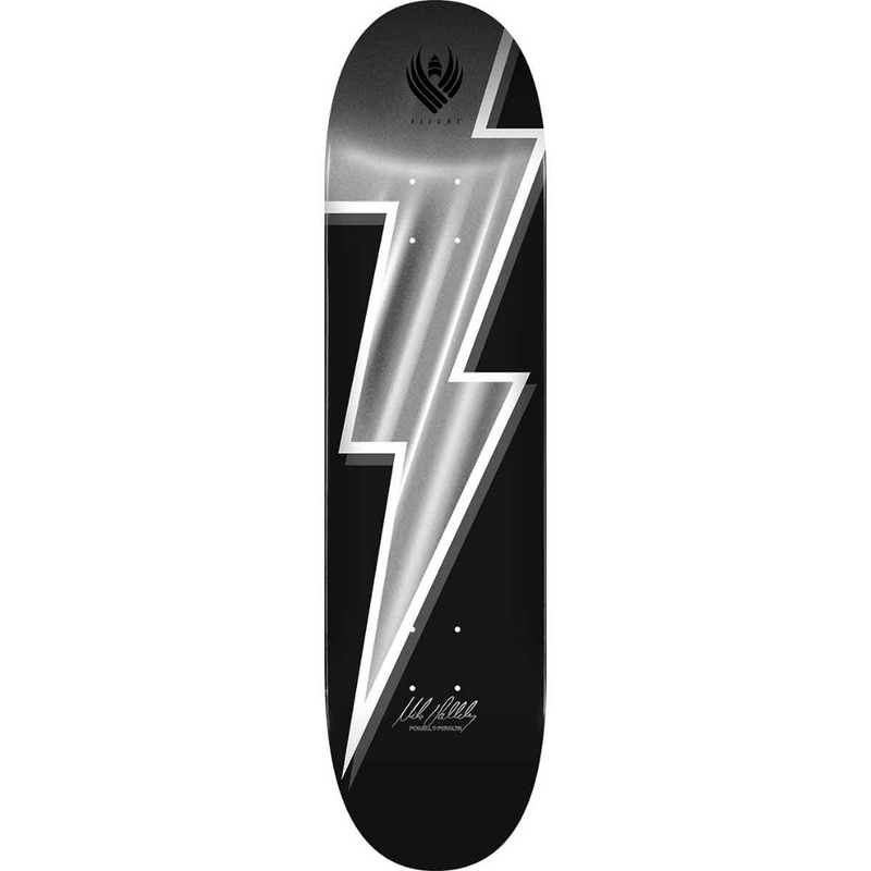 Powell Peralta Deck Vallely Lightning Bolt Silver Foil Flight Deck 8.75