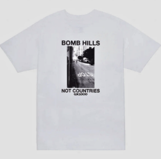 GX1000 SS Tee Bomb Hills Not Countries Lilac/Chalk