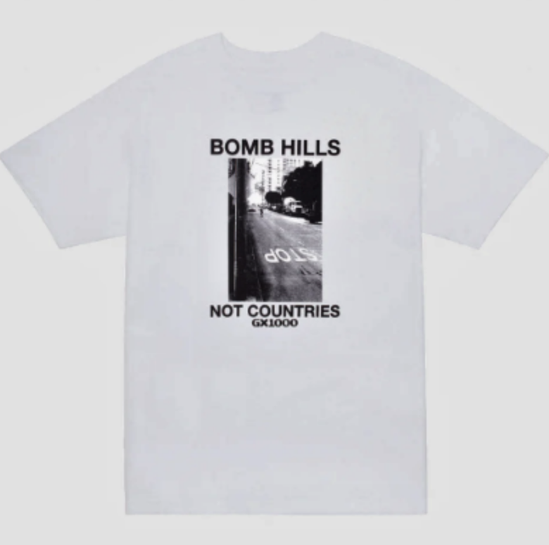 GX1000 SS Tee Bomb Hills Not Countries Lilac/Chalk