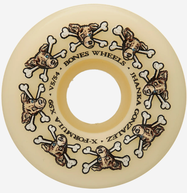 Bones Wheels X Formula Jhanka Vato Dogs V5 Sidecut 53mm 99a