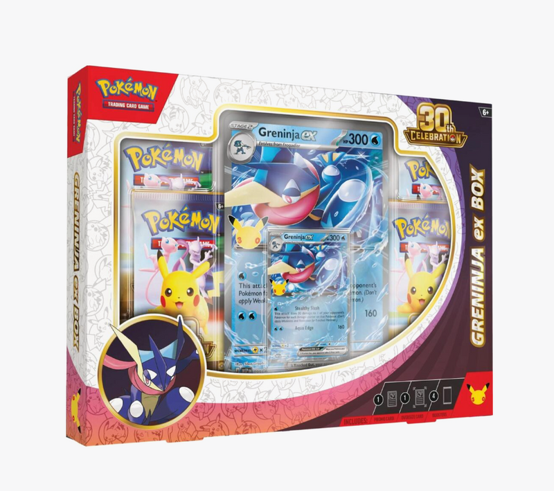 Pokemon 30th Celebrations Greninja EX Box