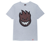 Spitfire Bighead Short Sleeve Tee detail shot showing print quality and fabric