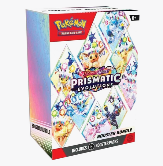 this is an image of Prismatic Evolutions Booster Bundle