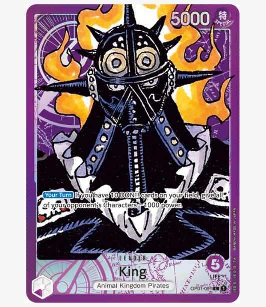 this is an image of One Piece King OP01-091 (Ungraded)