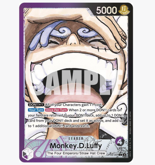 this is an image of One Piece Monkey D. Luffy OP09-061 (Ungraded)