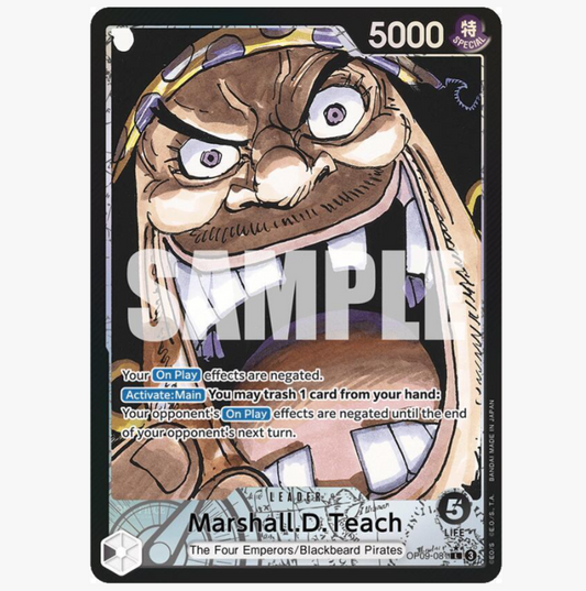 this is an image of One Piece Marshall D. Teach OP09-081 (Ungraded)