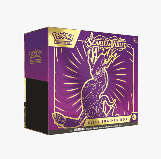 this is an image of Scarlet & Violet Elite Trainer Box (Miraidon)